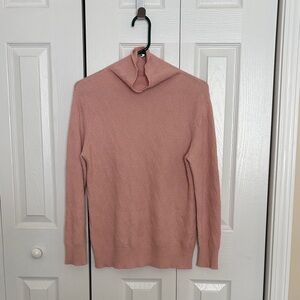 Pink Turtleneck Sweater